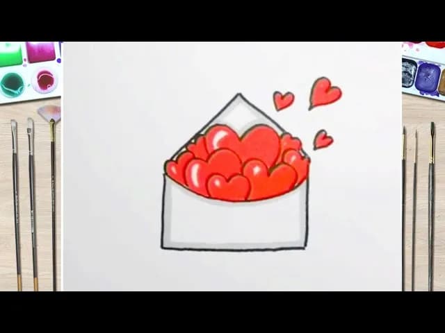 Co narysować na walentynki? Pomysły na rysunki dla każdego wieku